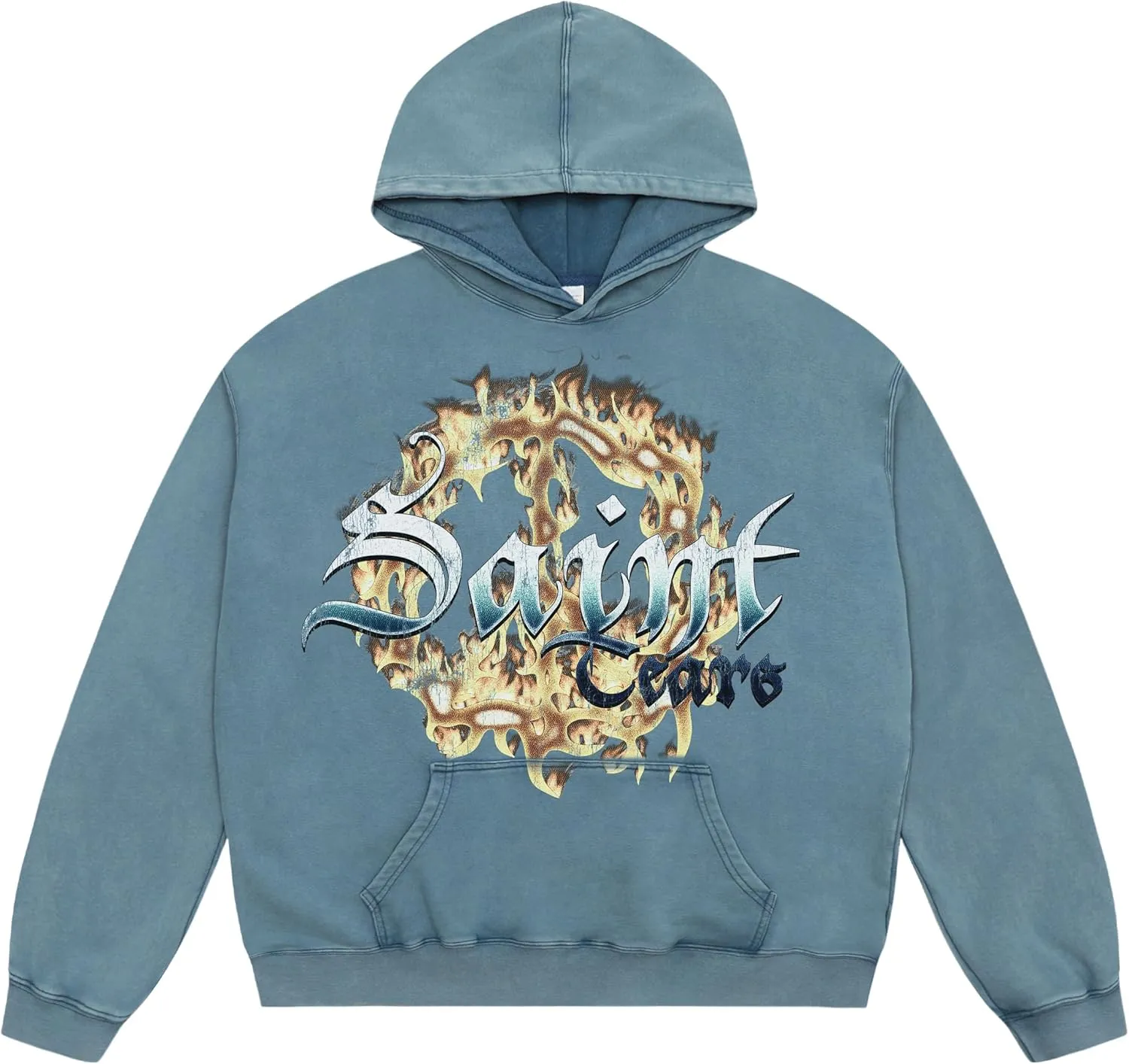 Men's 3D Graphic Print Hooded Casual Oversized Hoodies Pink&Grey Mix Special Color Long Sleeve For Unisex