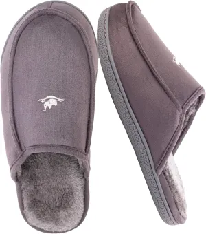Men's 80D High Density Memory Foam House Slippers, Indoor Outdoor Slip On Clog House Shoes