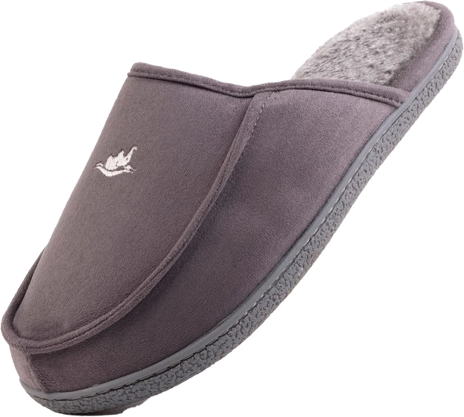 Men's 80D High Density Memory Foam House Slippers, Indoor Outdoor Slip On Clog House Shoes