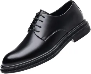 Men's Business Casual Dress Shoes Mens Italy Classic Lace-Up Brogue Oxfords Shoes Modern Formal Leather Derby Shoes(9.5)