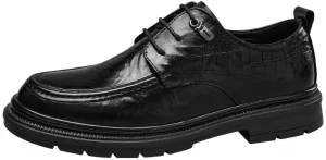 Men's Dress Shoes Black Formal Business Oxford Classic Lace Up Wingtip Breathable Non-Slip Casual Shoes