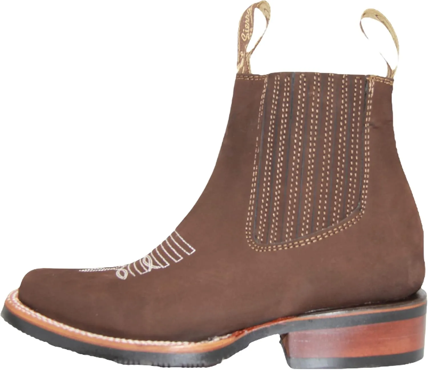 Men's Genuine Leather Short Ankle Boot