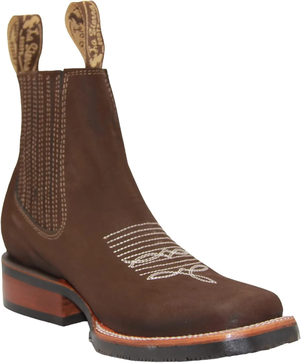 Men's Genuine Leather Short Ankle Boot