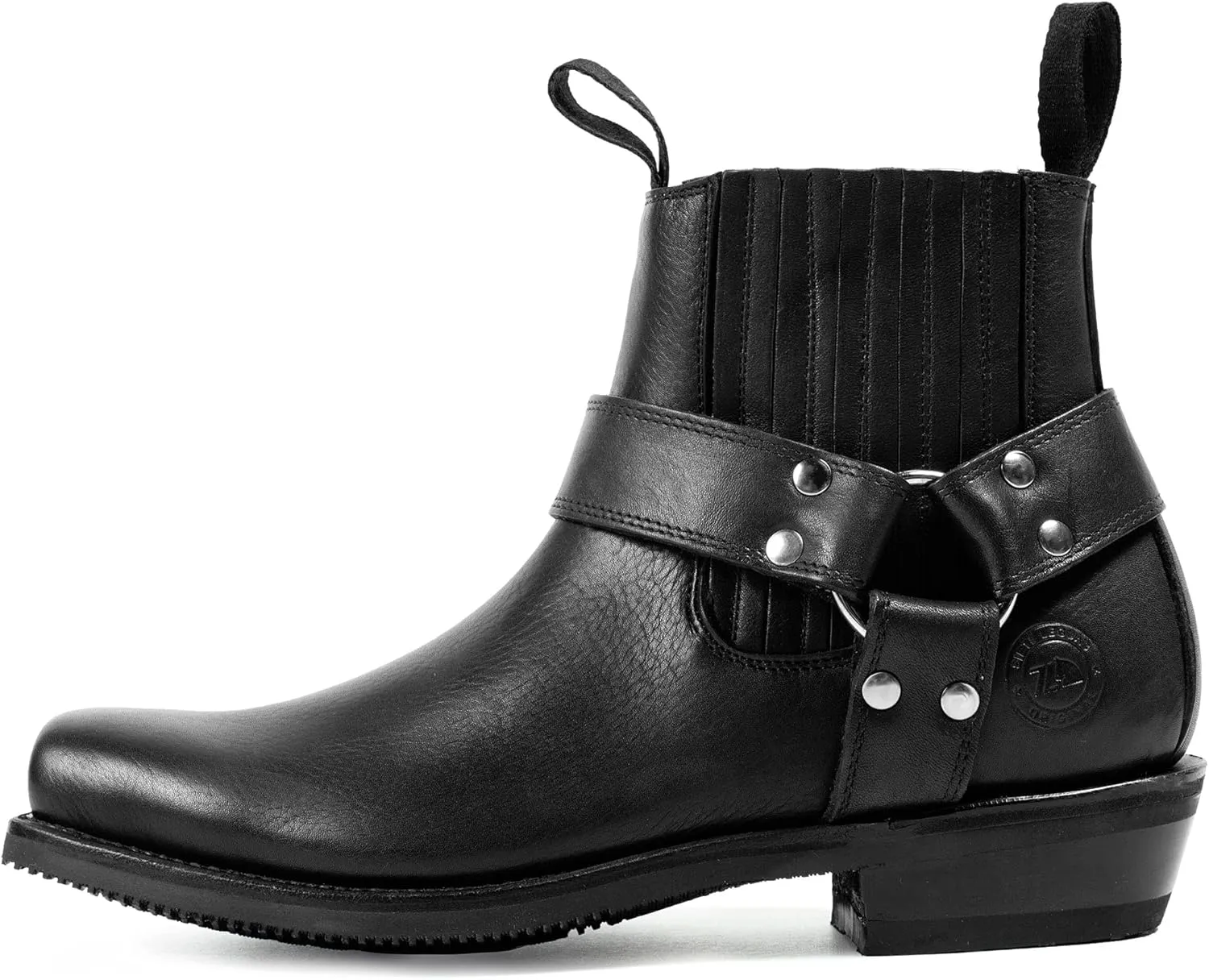 Men's Leather Biker Ankle Boot for Men Style 3600