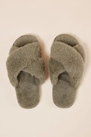 Milan Slipper | Olive