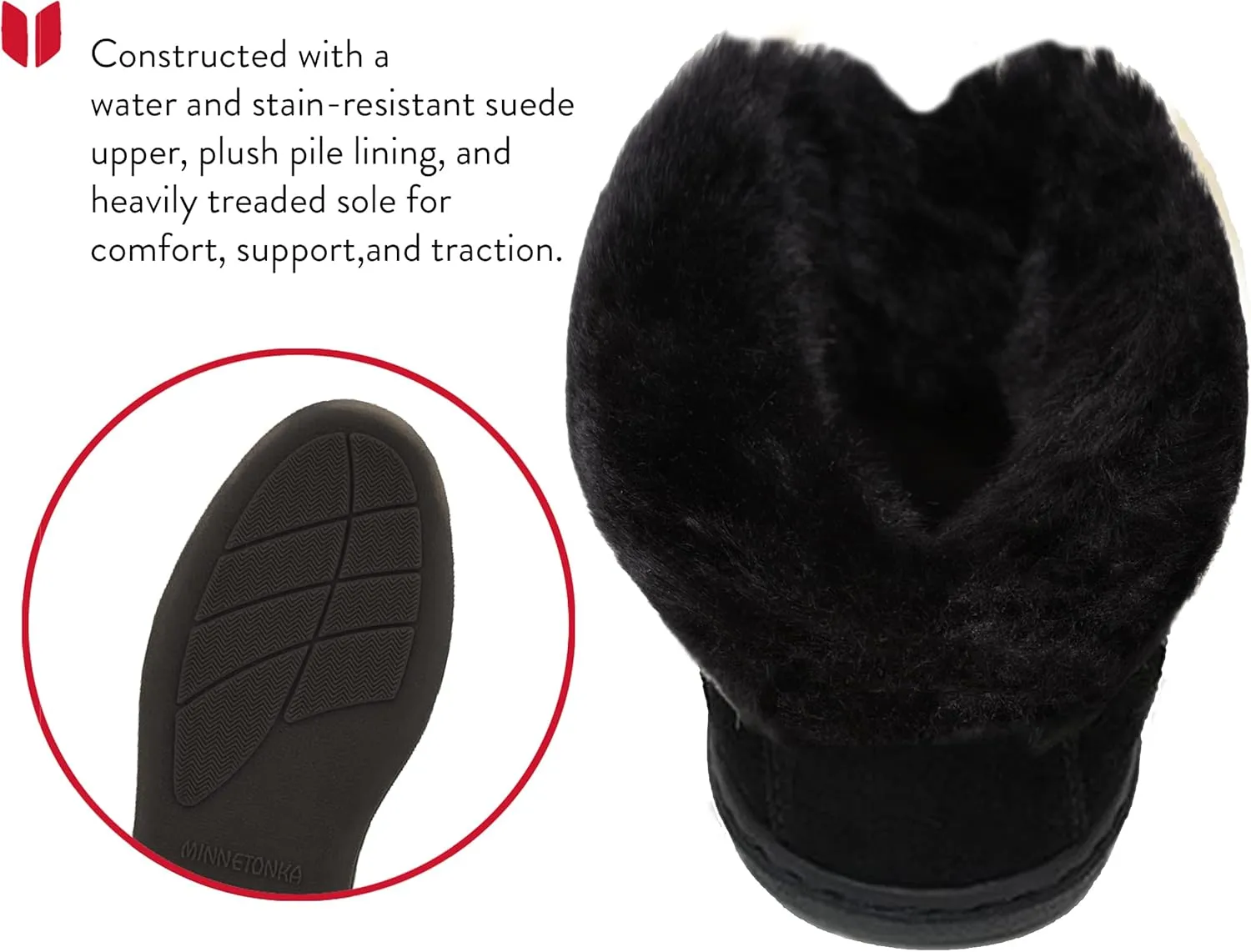 Minnetonka Women's Sheepskin Ankle Boot