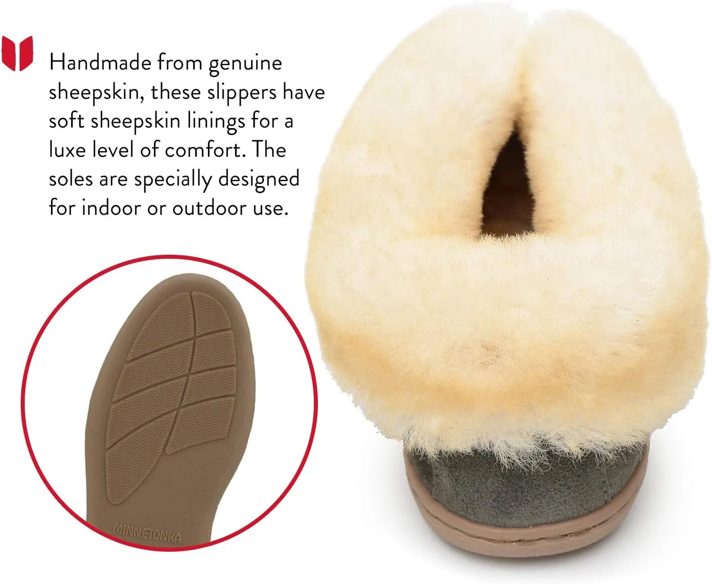 Minnetonka Women's Sheepskin Ankle Boot