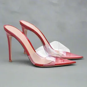 Mirage Elegance Clear Mules