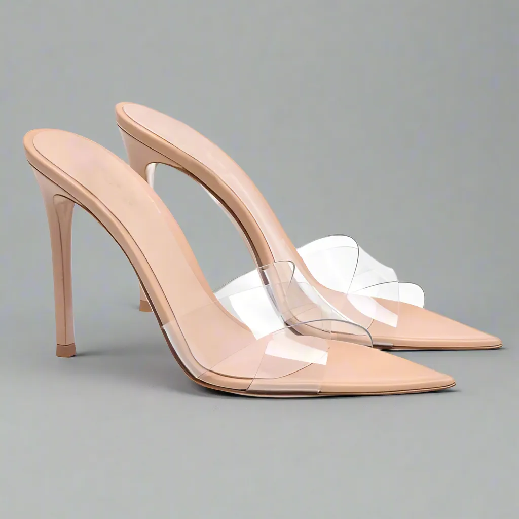 Mirage Elegance Clear Mules