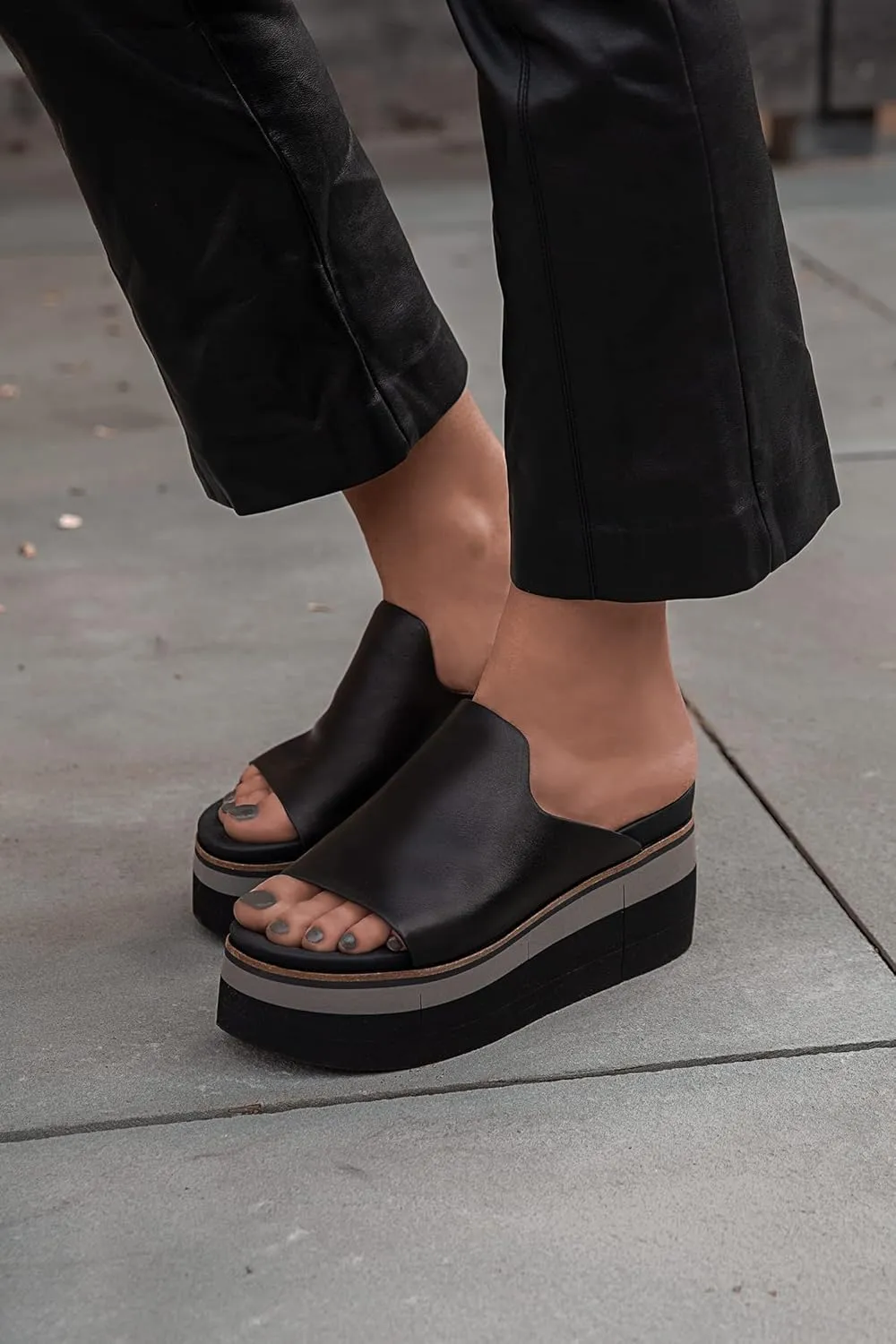 naked Feet Women's FLOW Platform Sandal