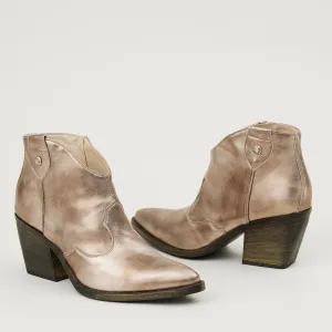 NeroGiardini Metallic Leather Western Boots