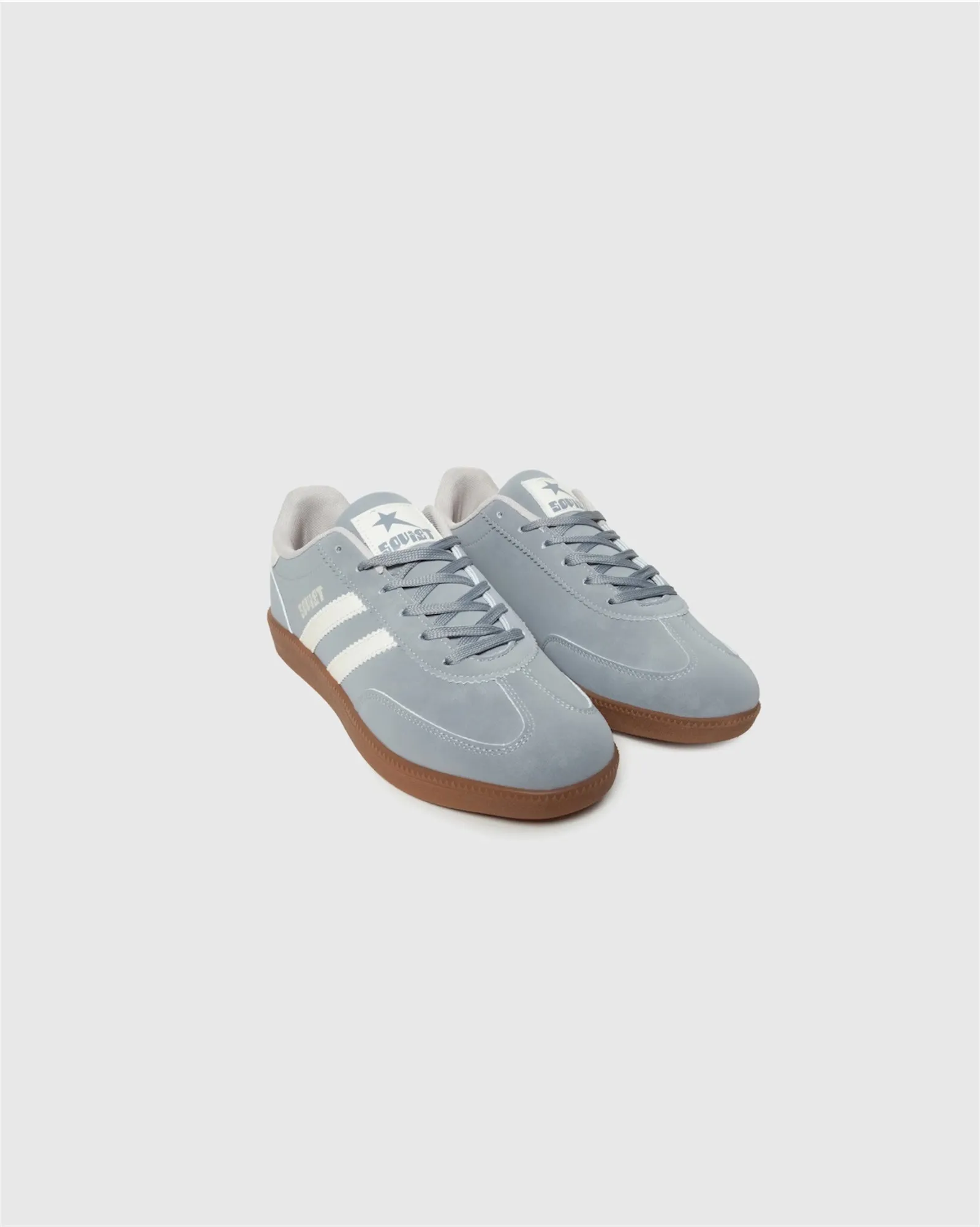 Ness Low Cut Sneakers in Light Grey / Cream Beige