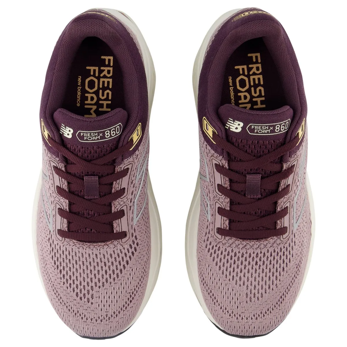 New Balance Women's Fresh Foam X 860v14 W860J14 Ice Wine/Plum Brown/Silver Metallic