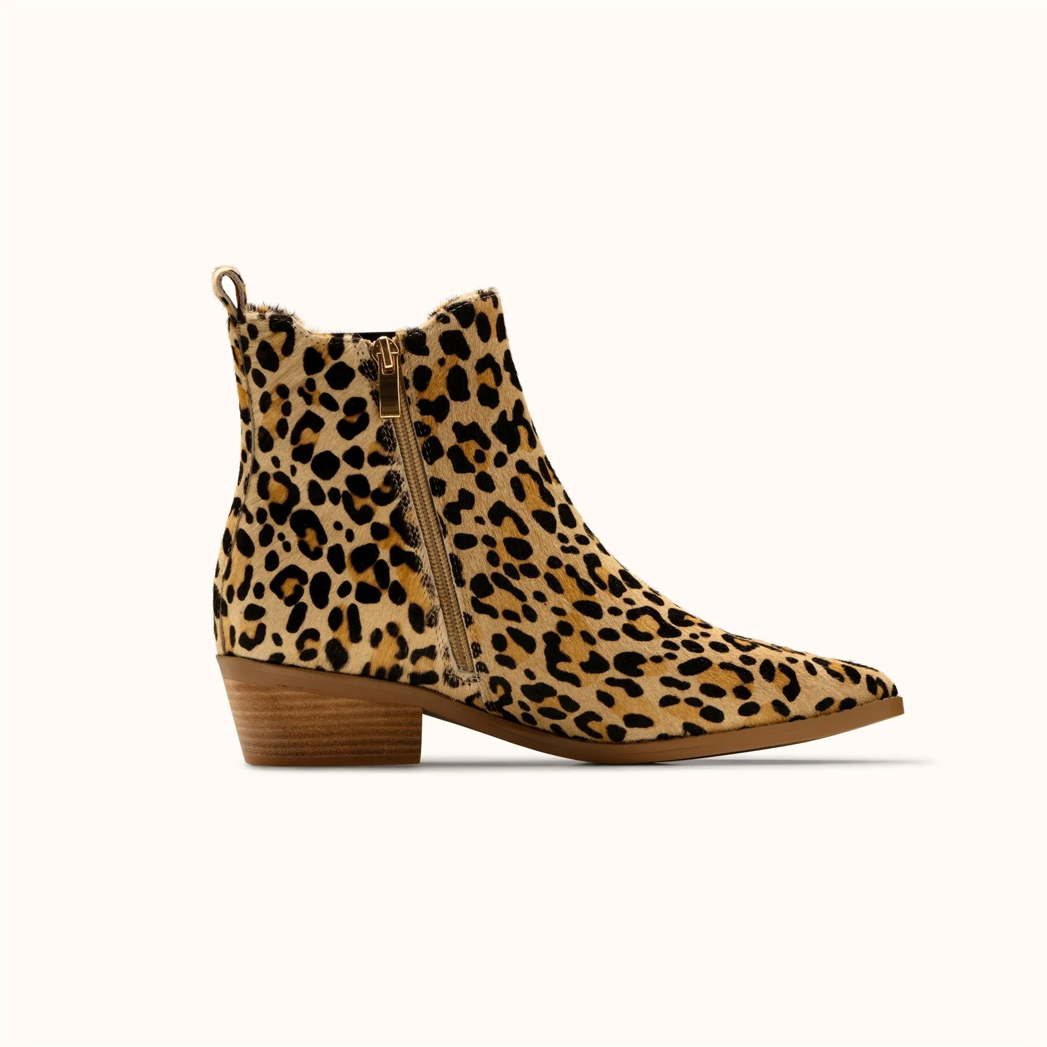 NEW Pointed Toe Chelsea Boot - Leopard Print