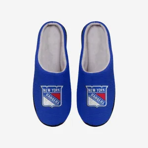 New York Rangers Memory Foam Slide Slipper