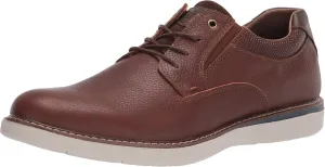 Nunn Bush Men's BAYRIDGE Plain Toe Lightweight Leather LACE-UP Oxford, Brown Multi, 9.5