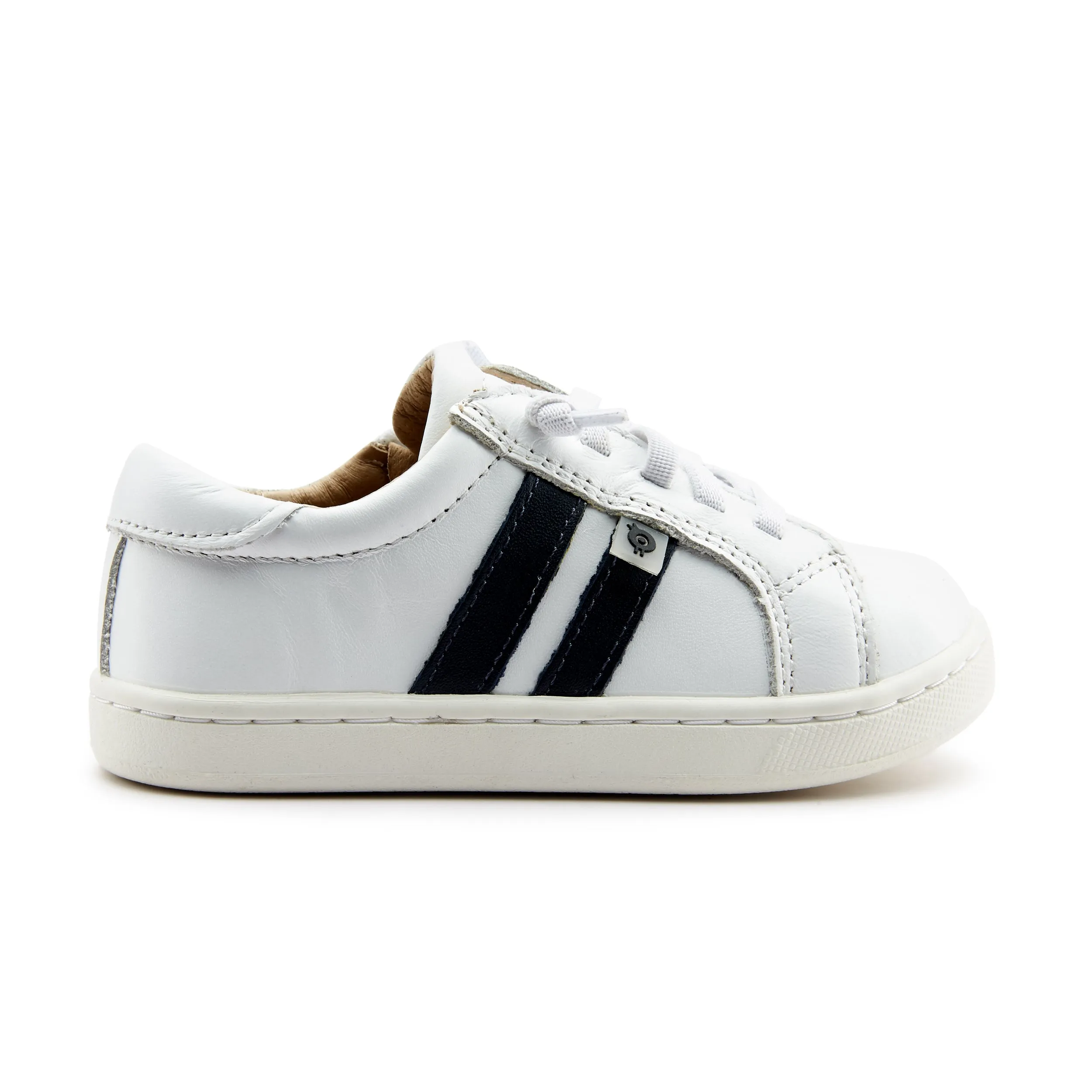 Old Soles Girl's and Boy's 6156 Low Roller Sneakers - Snow/Navy