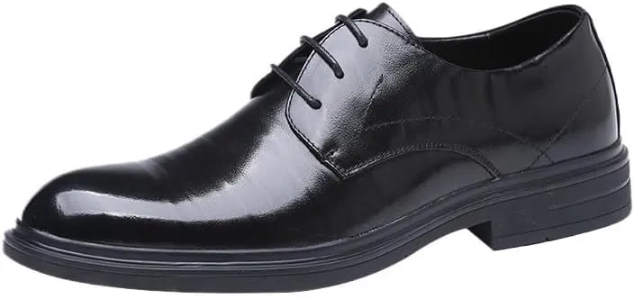 Oxford Shoes for Men Formal Brogue Wingtip Business Casual Mens Dress Prom Leather Comfortable Wedding Shoes