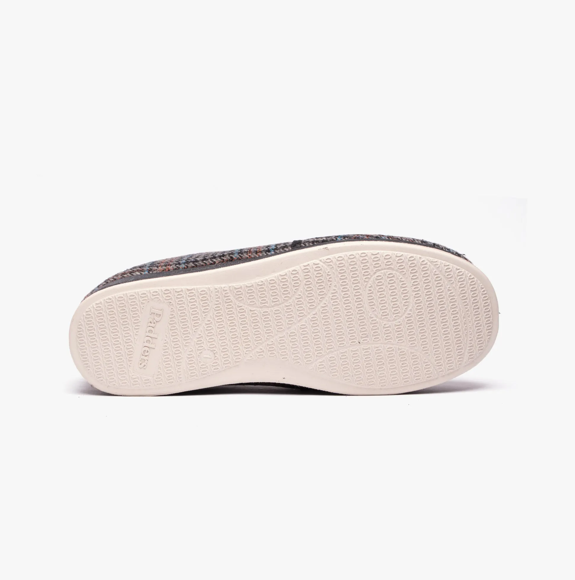 Padders ALBERT 2 Mens (G Fit) Slippers Blue Hounds Tooth