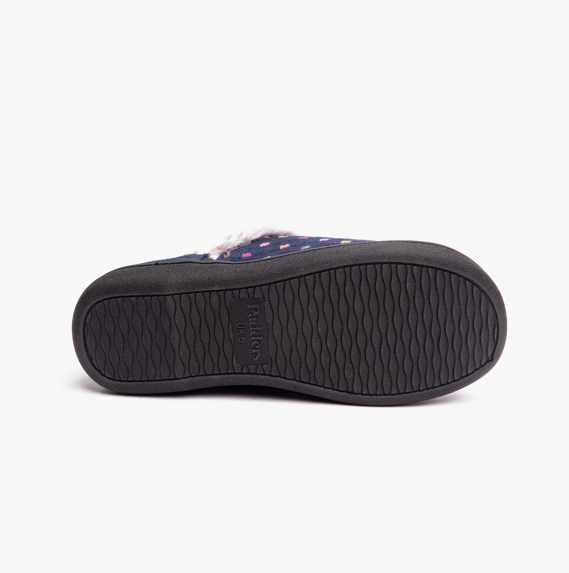 Padders DORA Womens Boot Slippers Navy