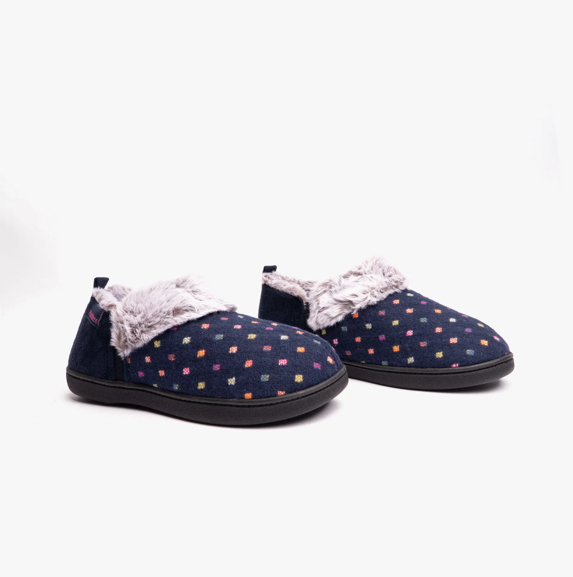 Padders DORA Womens Boot Slippers Navy