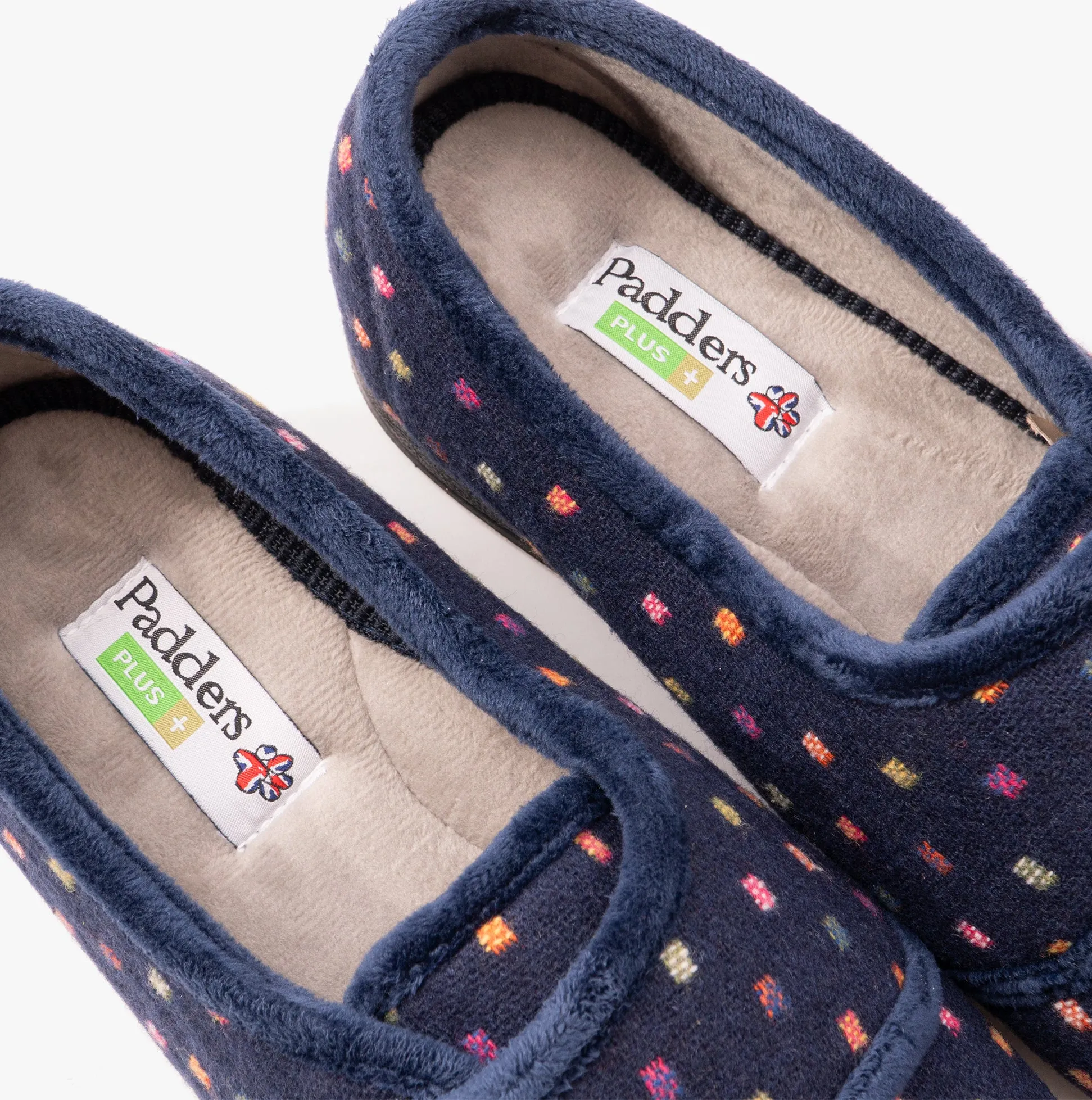 Padders LOTTY Womens Full Slippers Navy