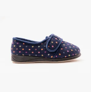 Padders LOTTY Womens Full Slippers Navy