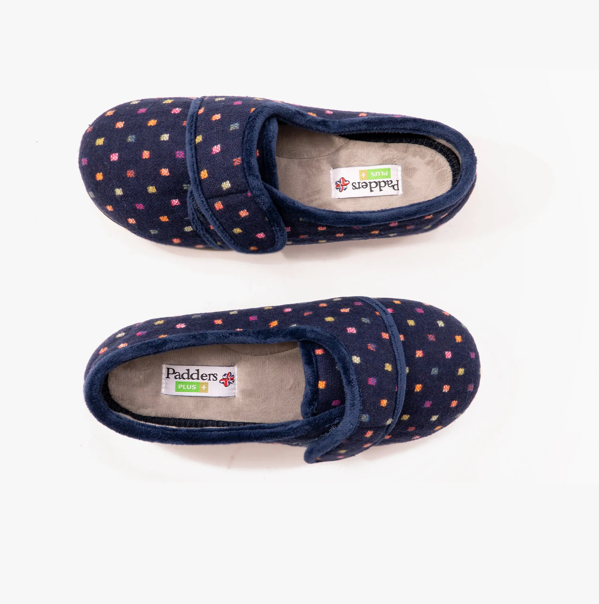 Padders LOTTY Womens Full Slippers Navy