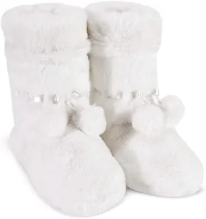 PajamaGram Women's Slipper Boots - Bootie Slippers for Women