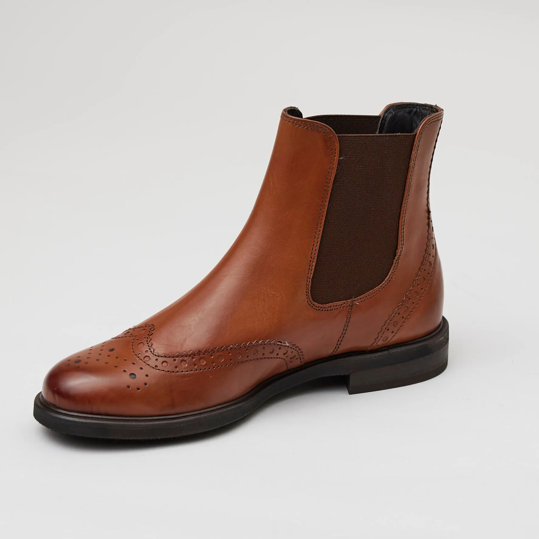 Paul Green Tan Leather Chelsea Boots