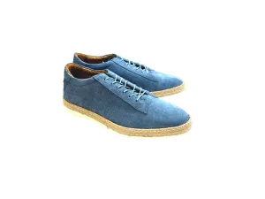 Pelle Line - Monaco Crocco Print Sport- Blue Suede
