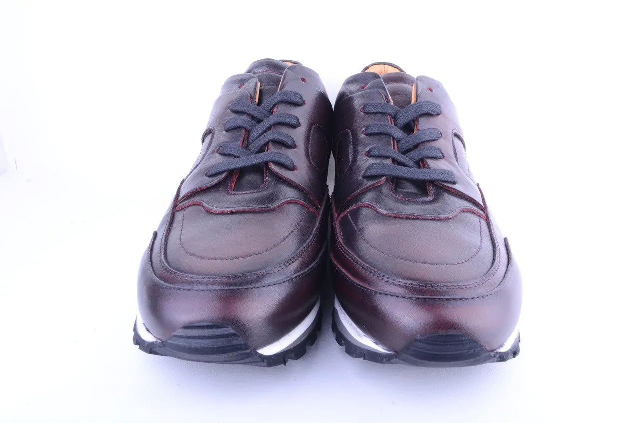 Pelle Line - Raphael Leather sneaker- Burgundy