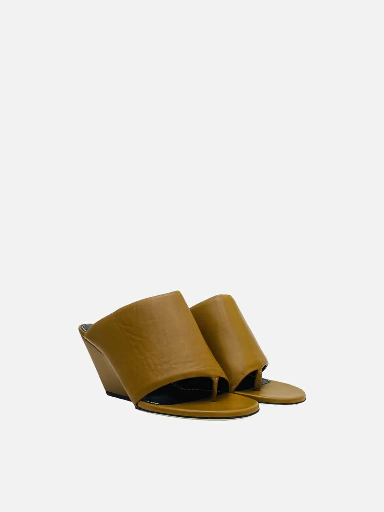 PROENZA SCHOULER Mule Brown Wedges 39