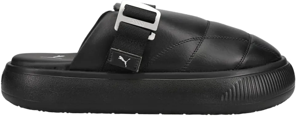 PUMA Suede Mayu Mule Puma Black/Puma Black/Puma Silver 8 B (M)