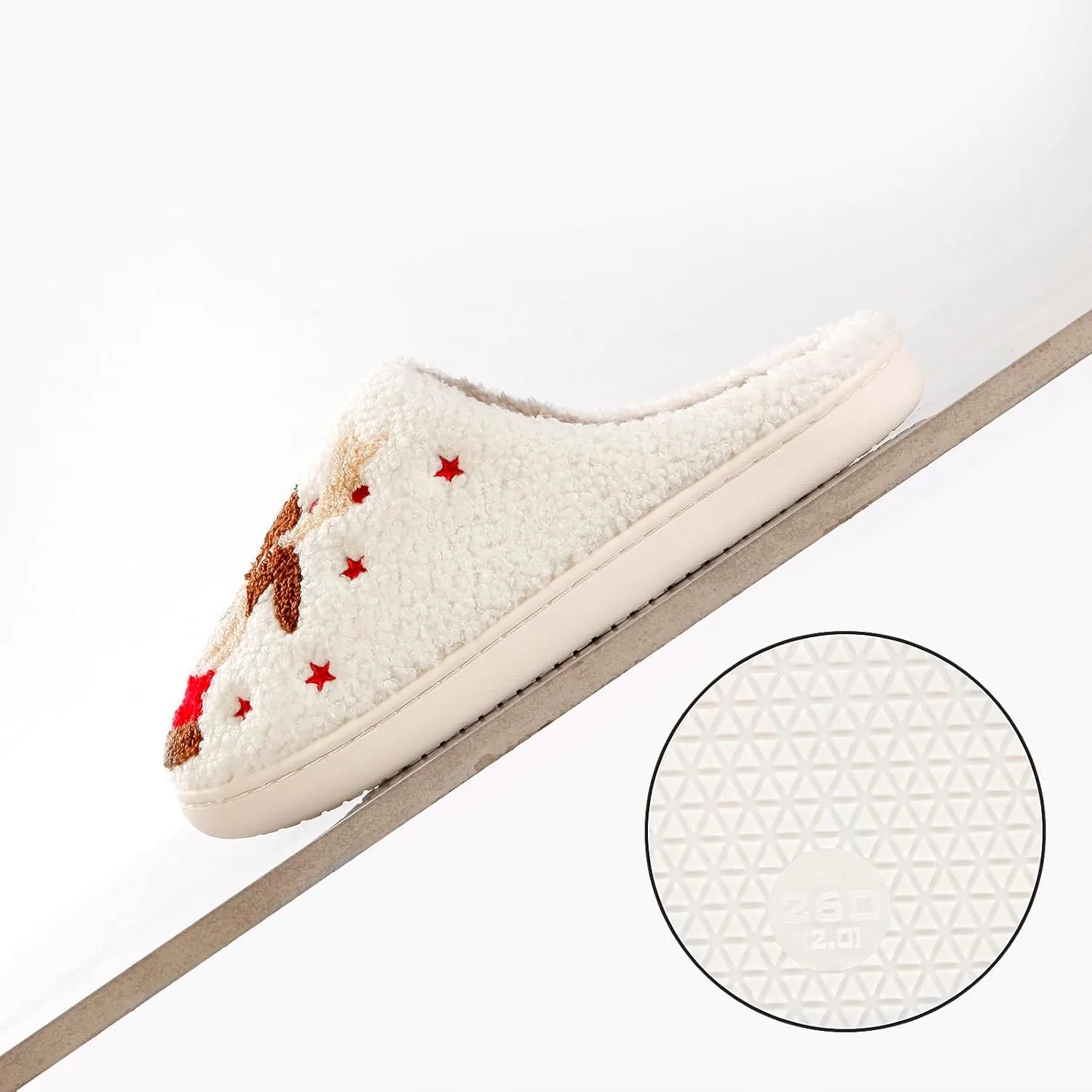 Pumpkin Halloween Slippers for Women Men Memory Foam Cozy Plush Slippers Couple Indoor Hous Slippers