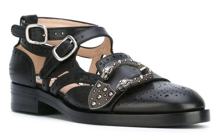 Queencore Brogue Monk Shoes