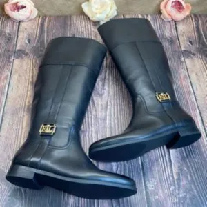 Ralph Lauren Black  Riding Boots 8.5B