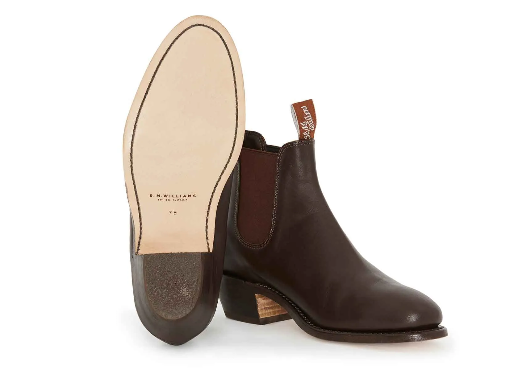 R.M. Williams Adelaide Cuban Heel - Chestnut