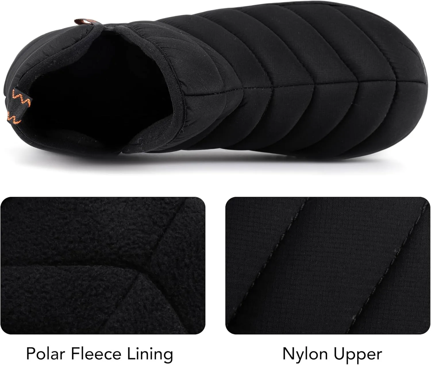 RockDove Men's Alpinz Puffer Bootie Slipper with Memory Foam