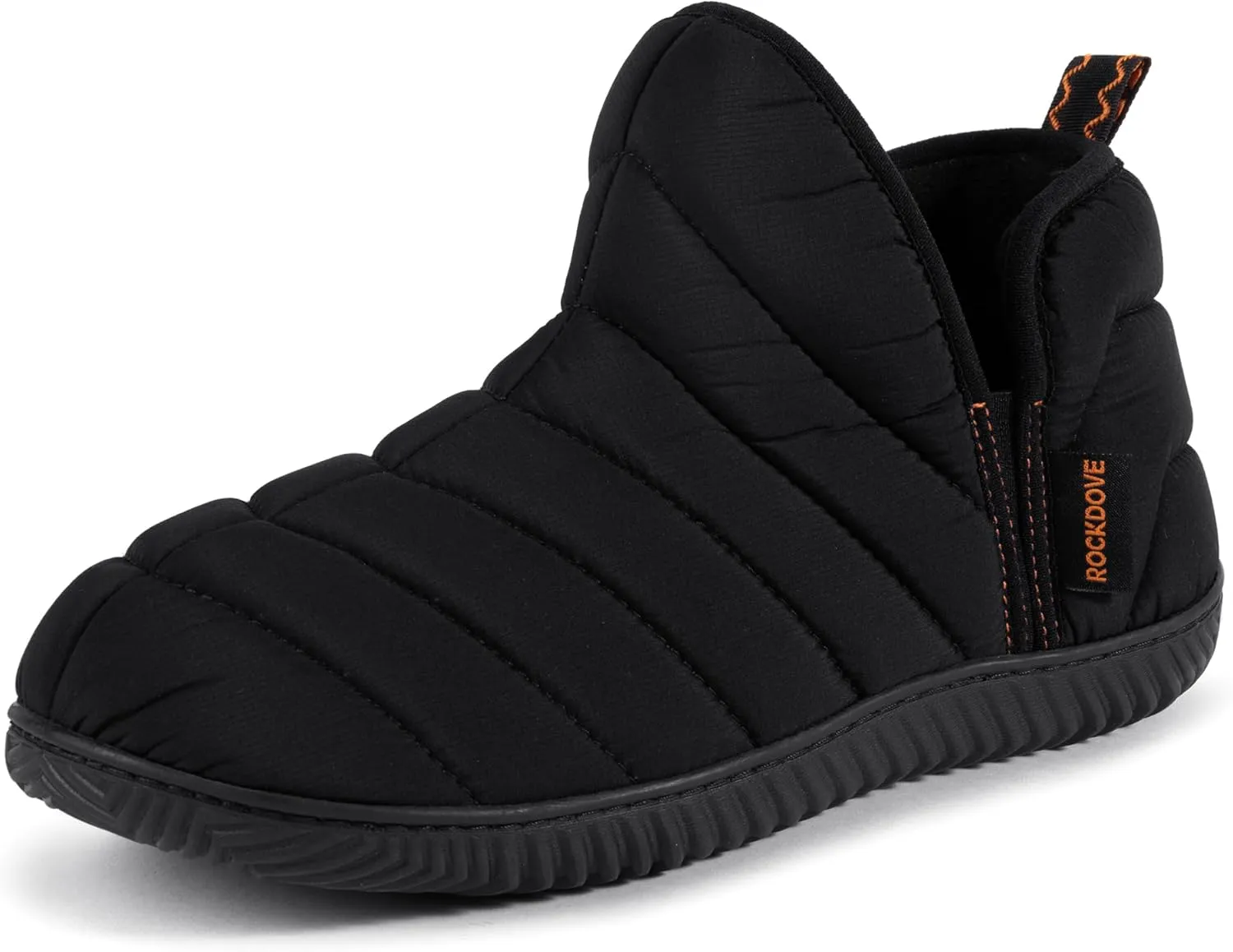 RockDove Men's Alpinz Puffer Bootie Slipper with Memory Foam