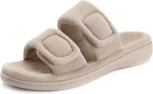 RockDove Women's Dual-Strap Adjustable Slipper with Arch Support