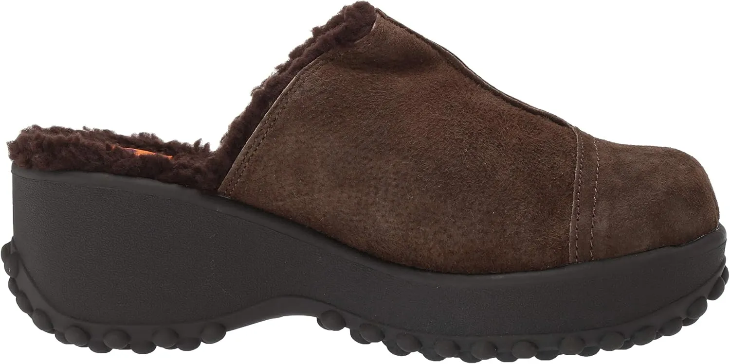 Rocket Dog Women Platform Comfort Shearling Clog Mule