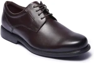 Rockport Men's Charles Road Plain Toe Oxford, Dark Brown, 9.5 Wide