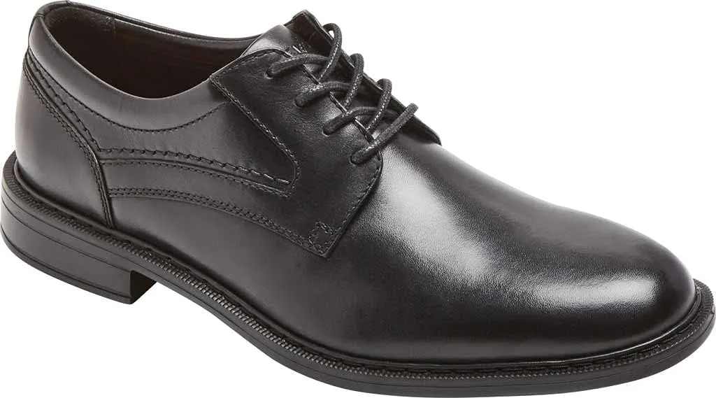 Rockport Men's Tanner Plain Toe Oxford Black Full Grain Leather 10.5 M