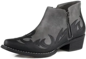 Roper Women's Lorene Ankle Boot, Grey, 8