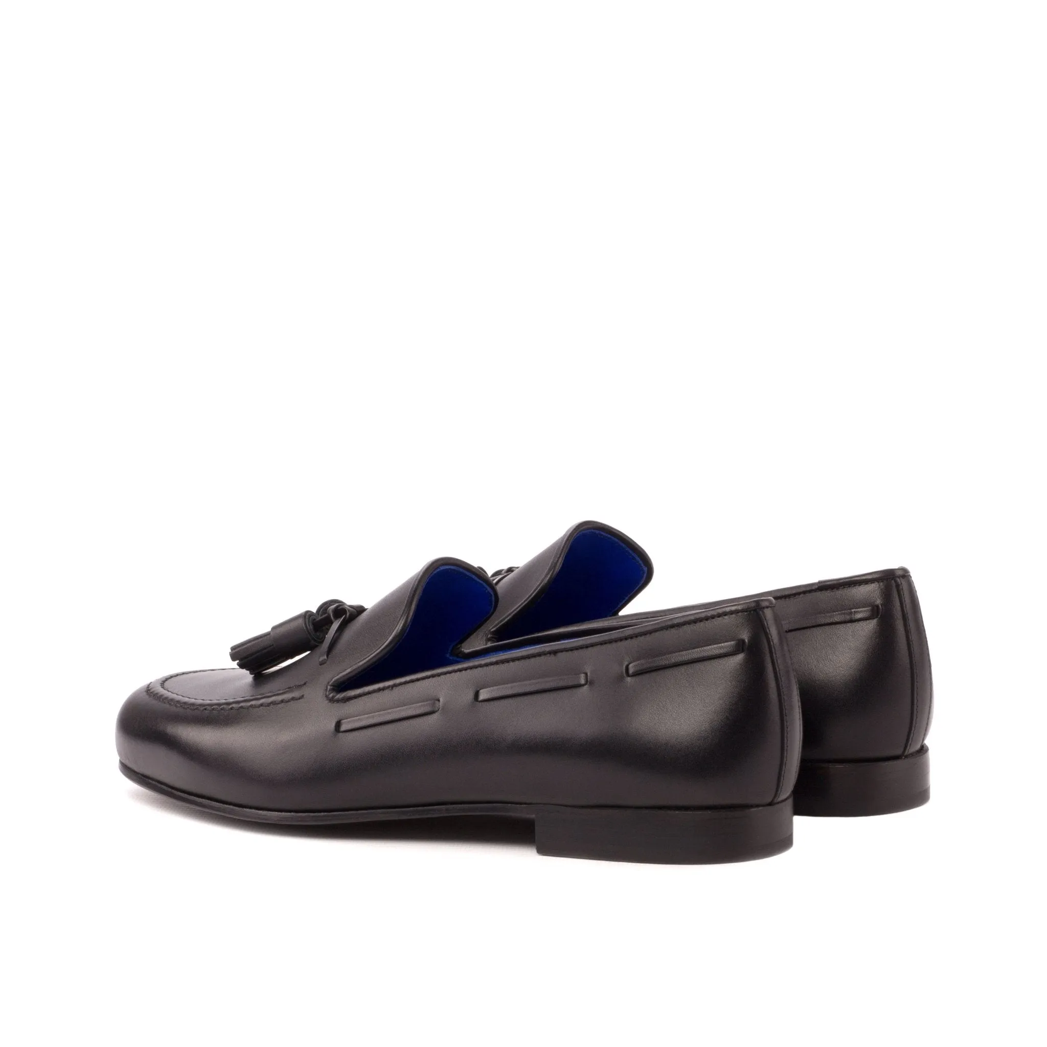 Santiago Slipper in Black Calf