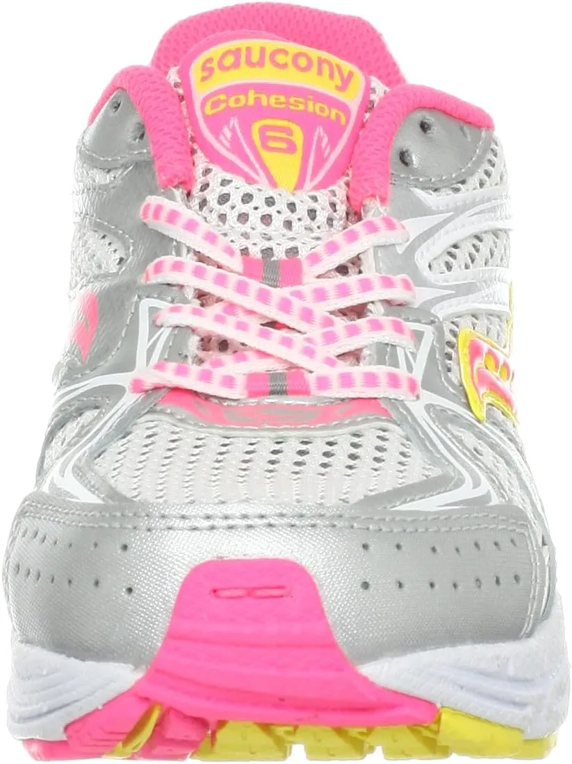 Saucony Girls' Cohesion 6 Lace Running Shoe (Little Kid/Big Kid)
