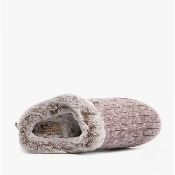 Skechers 31204/MVE KEEPSAKES ICE ANGEL Womens Mule Slippers Mauve