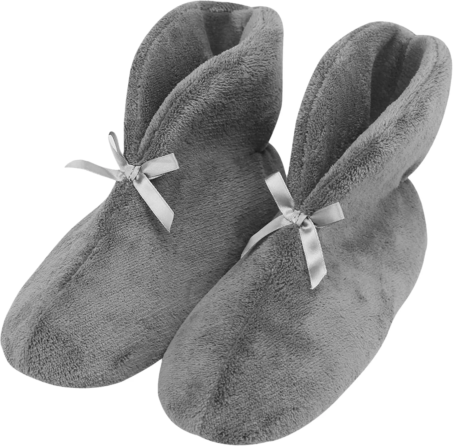 Slipper Boots for Women Non-Slip Warm Plush Lining House Shoes Coral Velvet Indoor Winter Bootie Slippers