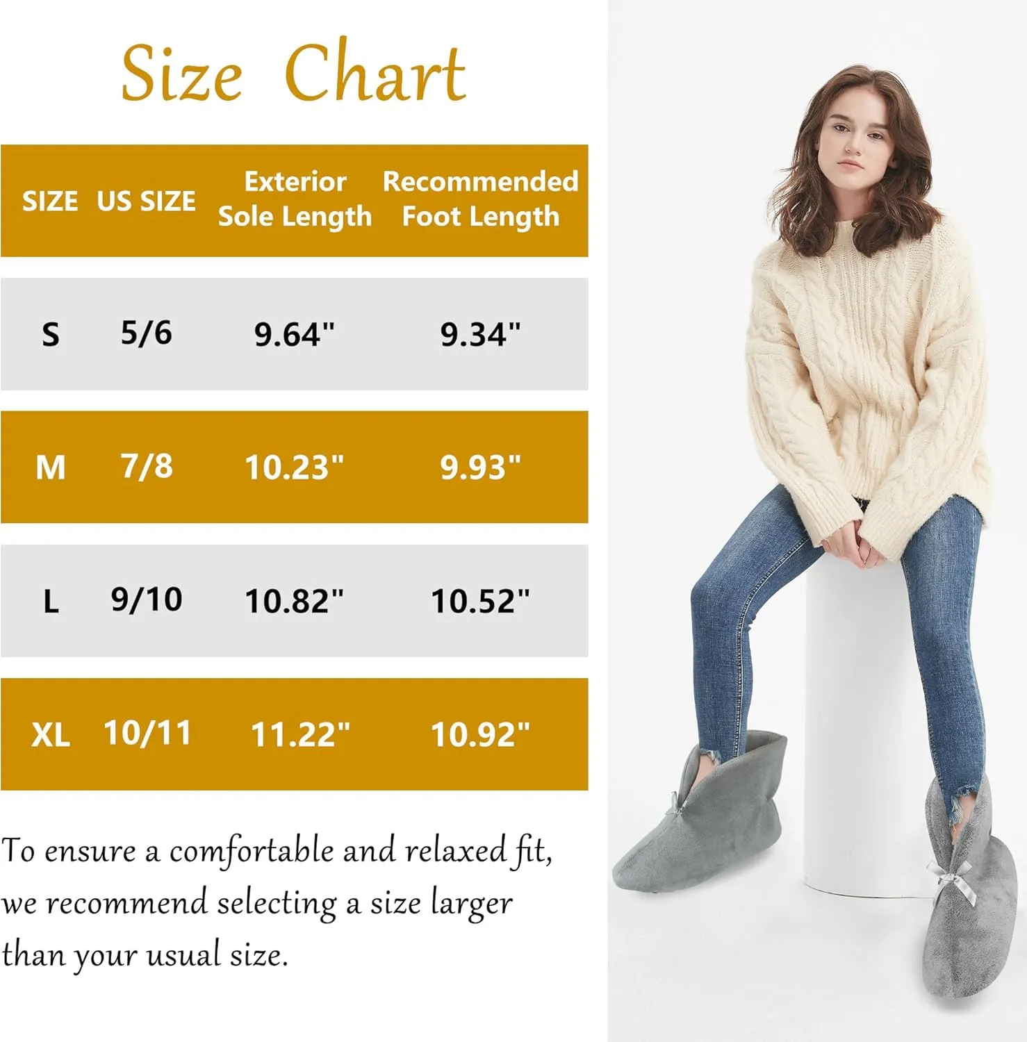 Slipper Boots for Women Non-Slip Warm Plush Lining House Shoes Coral Velvet Indoor Winter Bootie Slippers